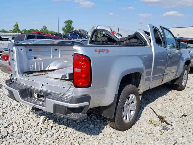 1GCHTCEN3J1127448 - 2018 CHEVROLET COLORADO L SILVER photo 4