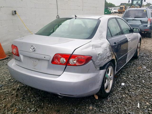 1YVHP80D455M23135 - 2005 MAZDA 6 S SILVER photo 4