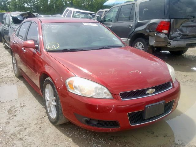 2G1WC5E36D1239587 - 2013 CHEVROLET IMPALA LTZ RED photo 1