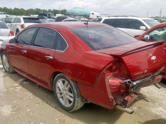 2G1WC5E36D1239587 - 2013 CHEVROLET IMPALA LTZ RED photo 3