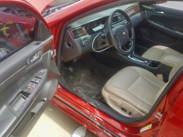 2G1WC5E36D1239587 - 2013 CHEVROLET IMPALA LTZ RED photo 9