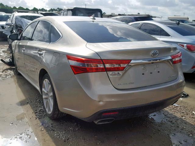 4T1BK1EBXEU133847 - 2014 TOYOTA AVALON BAS TAN photo 3