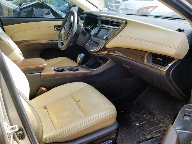 4T1BK1EBXEU133847 - 2014 TOYOTA AVALON BAS TAN photo 5