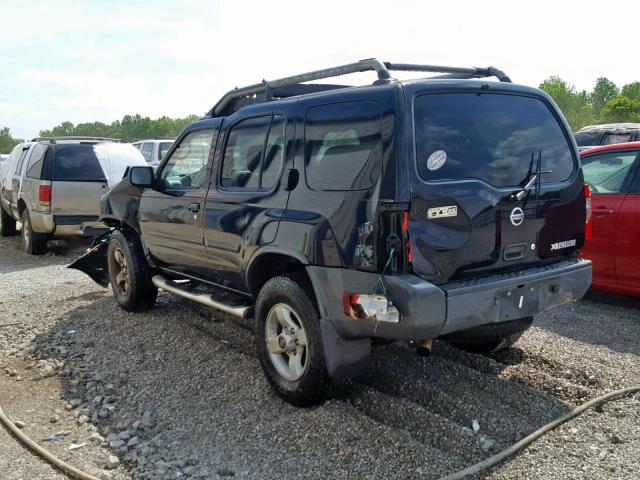 5N1ED28T24C601009 - 2004 NISSAN XTERRA XE BLACK photo 3