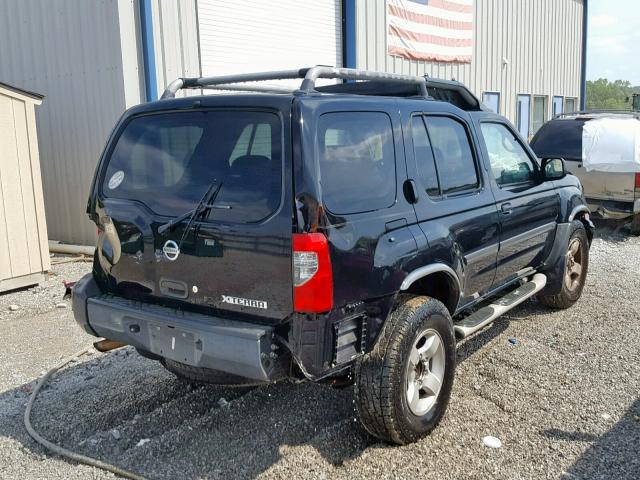 5N1ED28T24C601009 - 2004 NISSAN XTERRA XE BLACK photo 4