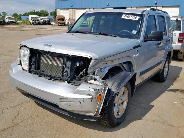 1J8GN28K69W552669 - 2009 JEEP LIBERTY SP SILVER photo 2