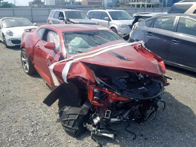 1G1FH1R77J0109784 - 2018 CHEVROLET CAMARO SS RED photo 1