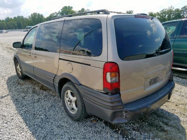 1GMDX03E22D204066 - 2002 PONTIAC MONTANA BROWN photo 3