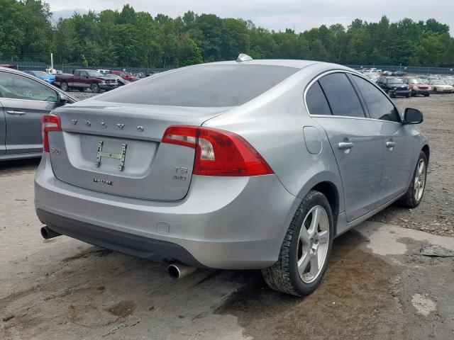 YV1612FH5D2230430 - 2013 VOLVO S60 T5 SILVER photo 4