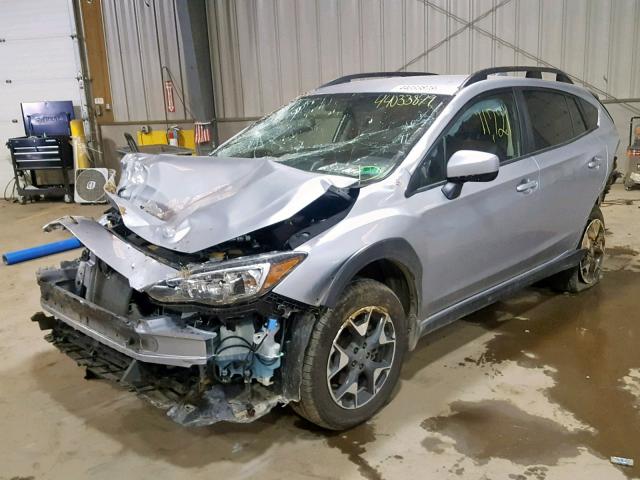 JF2GTACC7KH267174 - 2019 SUBARU CROSSTREK SILVER photo 2