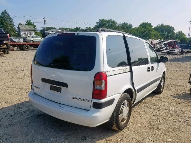 1GNDU03E61D198663 - 2001 CHEVROLET VENTURE WHITE photo 4