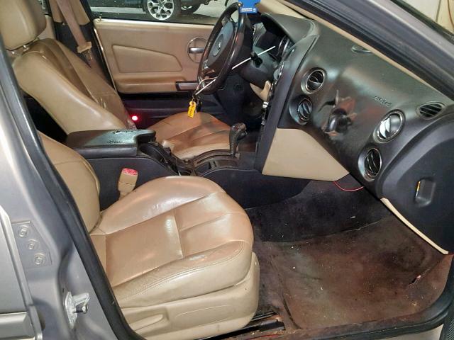 2G2WR554361165955 - 2006 PONTIAC GRAND PRIX BEIGE photo 5