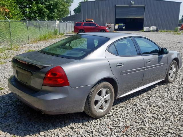 2G2WP552481145592 - 2008 PONTIAC GRAND PRIX GRAY photo 4