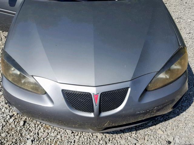 2G2WP552481145592 - 2008 PONTIAC GRAND PRIX GRAY photo 7