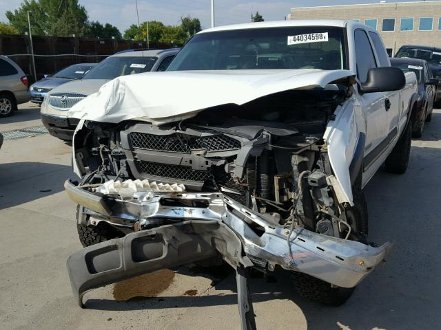 1GCEC14X84Z120673 - 2004 CHEVROLET SILVERADO WHITE photo 9