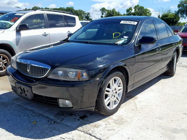 1LNHM87A85Y655645 - 2005 LINCOLN LS BLACK photo 2