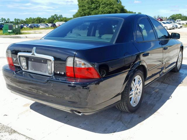 1LNHM87A85Y655645 - 2005 LINCOLN LS BLACK photo 4