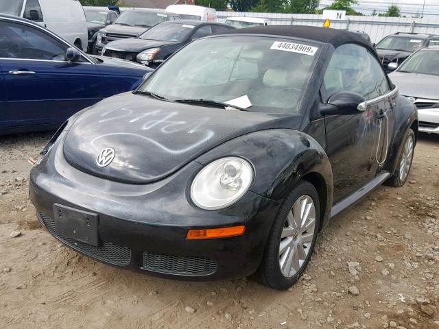 3VWRG31Y58M419119 - 2008 VOLKSWAGEN NEW BEETLE შავი ფოტო 2