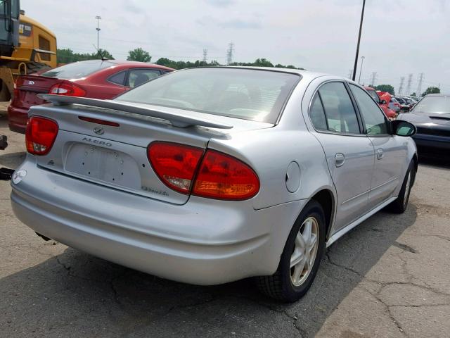 1G3NL52E02C293371 - 2002 OLDSMOBILE ALERO GL SILVER photo 4