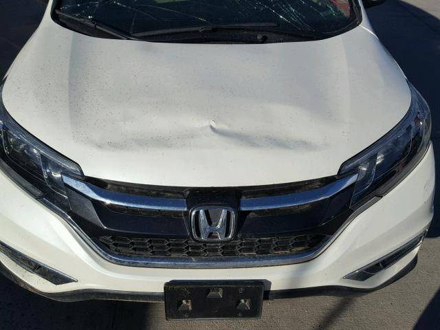 5J6RM4H77FL094285 - 2015 HONDA CR-V EXL WHITE photo 9