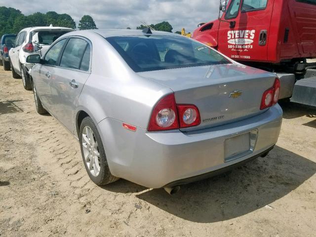 1G1ZG5E70CF105136 - 2012 CHEVROLET MALIBU LTZ ვერცხლისფერი ფოტო 3