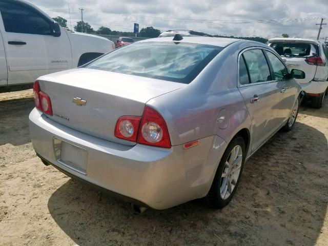 1G1ZG5E70CF105136 - 2012 CHEVROLET MALIBU LTZ ვერცხლისფერი ფოტო 4