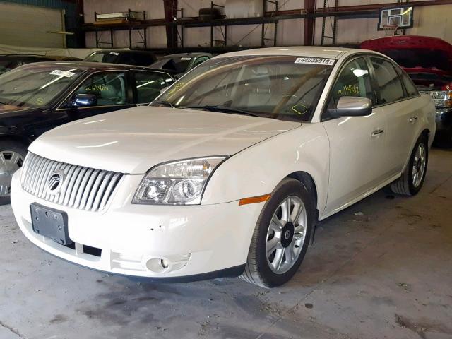 1MEHM42W09G631589 - 2009 MERCURY SABLE PREM WHITE photo 2