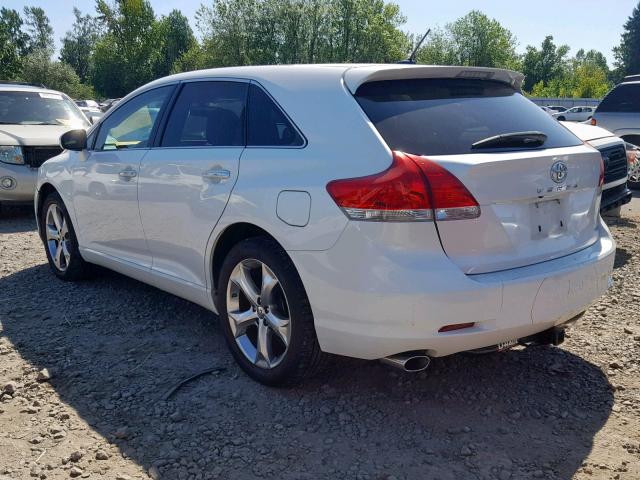 4T3BK3BB4BU046464 - 2011 TOYOTA VENZA WHITE photo 3