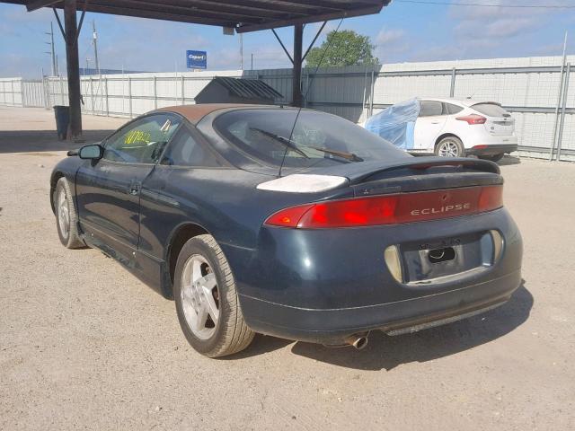 4A3AK44Y8SE002295 - 1995 MITSUBISHI ECLIPSE GS GREEN photo 3