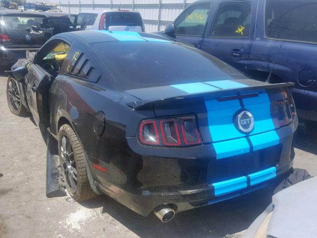 1ZVBP8CF3D5221519 - 2013 FORD MUSTANG GT BLACK photo 3