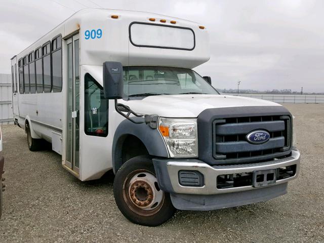 1FDAF5GY8CEB10289 - 2012 FORD F550 SUPER WHITE photo 1