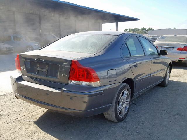 YV1RS592372610390 - 2007 VOLVO S60 2.5T GRAY photo 4