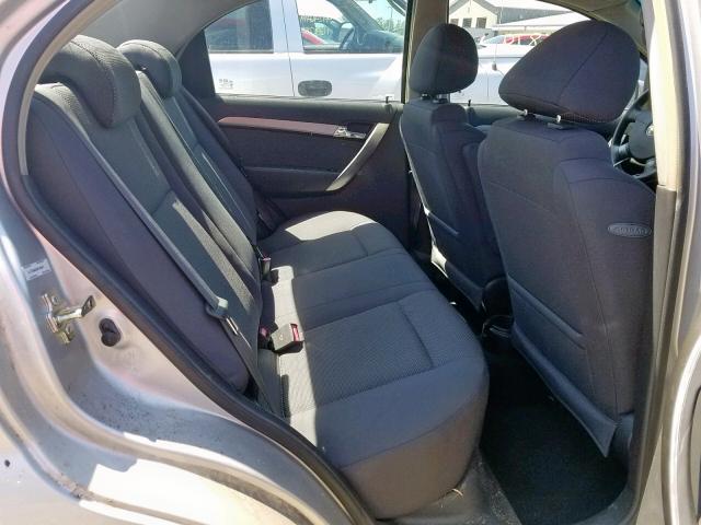 KL1TD56648B148461 - 2008 CHEVROLET AVEO BASE ვერცხლისფერი ფოტო 6