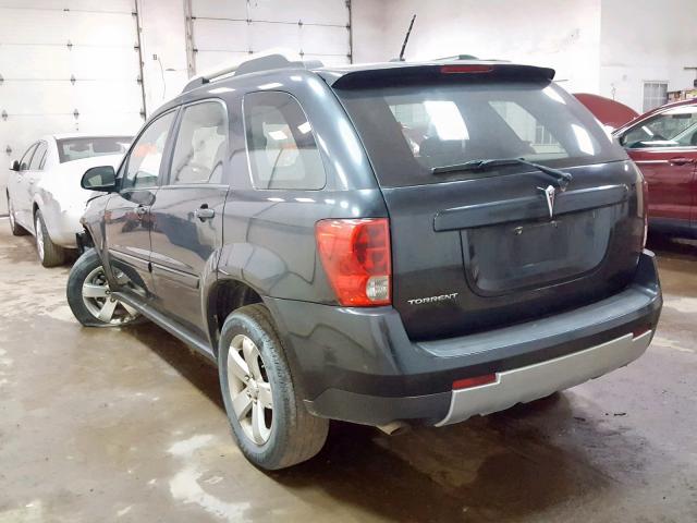 2CKDL33F986046383 - 2008 PONTIAC TORRENT GRAY photo 3