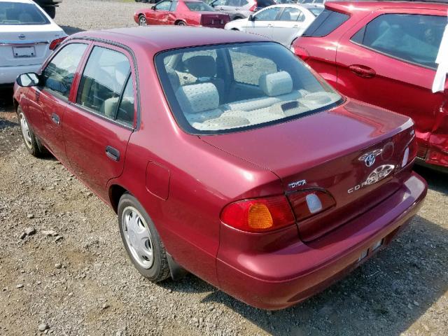 2T1BR12E3XC213781 - 1999 TOYOTA COROLLA VE RED photo 3