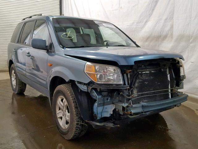 5FNYF28288B009917 - 2008 HONDA PILOT VP BLUE photo 1