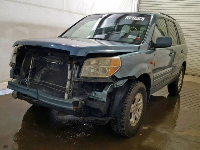 5FNYF28288B009917 - 2008 HONDA PILOT VP BLUE photo 2