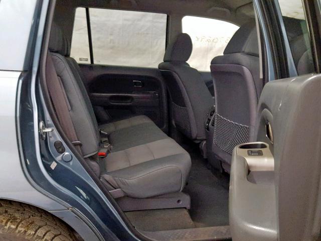 5FNYF28288B009917 - 2008 HONDA PILOT VP BLUE photo 6