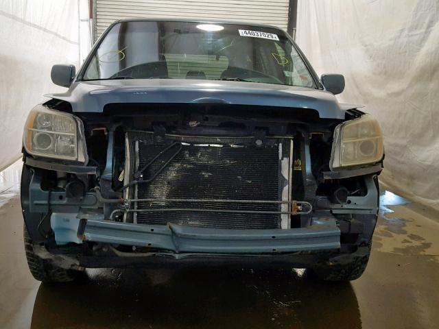 5FNYF28288B009917 - 2008 HONDA PILOT VP BLUE photo 9