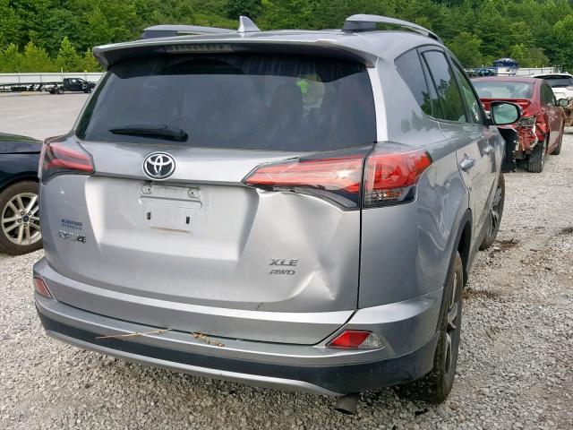 2T3RFREV8JW698322 - 2018 TOYOTA RAV4 ADVEN SILVER photo 4