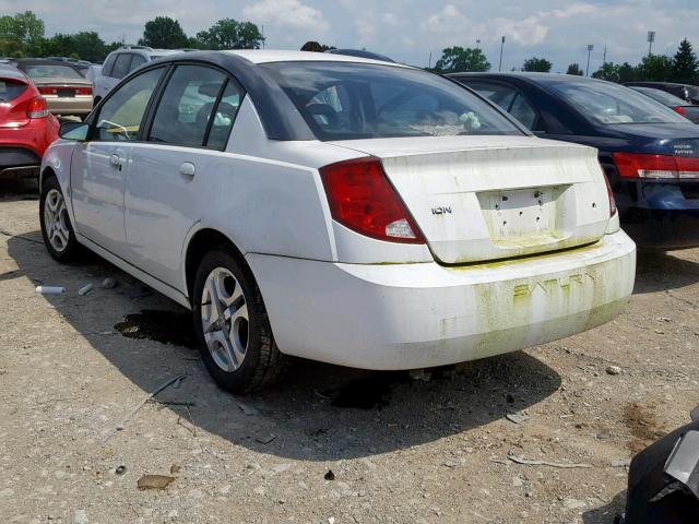 1G8AL52F53Z132448 - 2003 SATURN ION LEVEL WHITE photo 3
