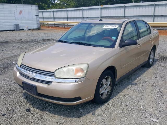 1G1ZT548X5F130778 - 2005 CHEVROLET MALIBU LS ოქროსფერი ფოტო 2