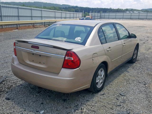 1G1ZT548X5F130778 - 2005 CHEVROLET MALIBU LS ოქროსფერი ფოტო 4
