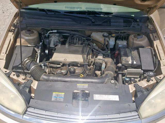 1G1ZT548X5F130778 - 2005 CHEVROLET MALIBU LS ოქროსფერი ფოტო 7