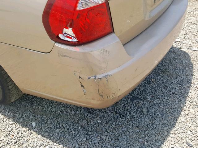 1G1ZT548X5F130778 - 2005 CHEVROLET MALIBU LS ოქროსფერი ფოტო 9