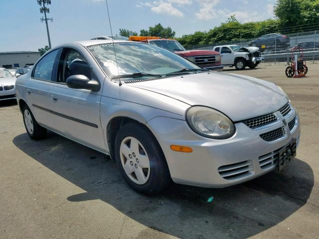 1B3AS26C73D128939 - 2003 DODGE NEON SE SILVER photo 1