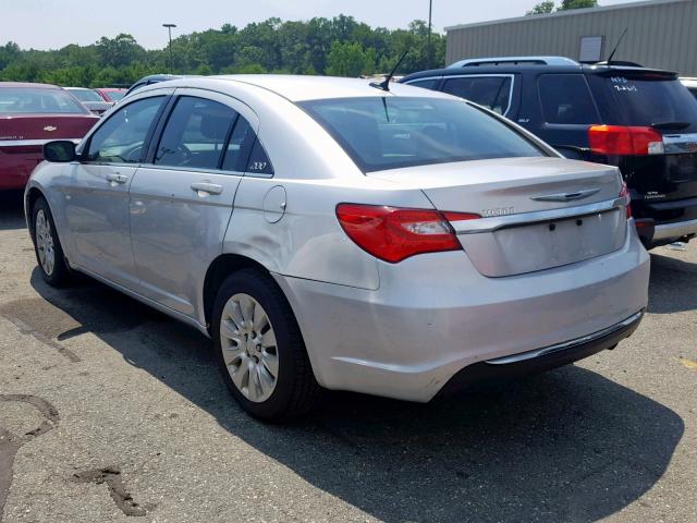 1C3BC4FB9BN590001 - 2011 CHRYSLER 200 LX SILVER photo 3