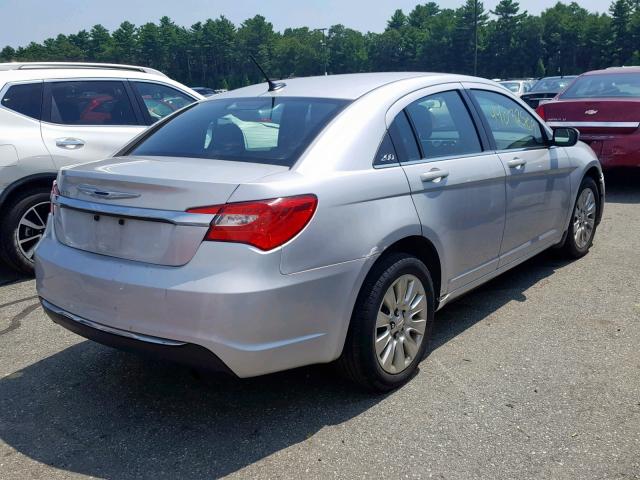 1C3BC4FB9BN590001 - 2011 CHRYSLER 200 LX SILVER photo 4