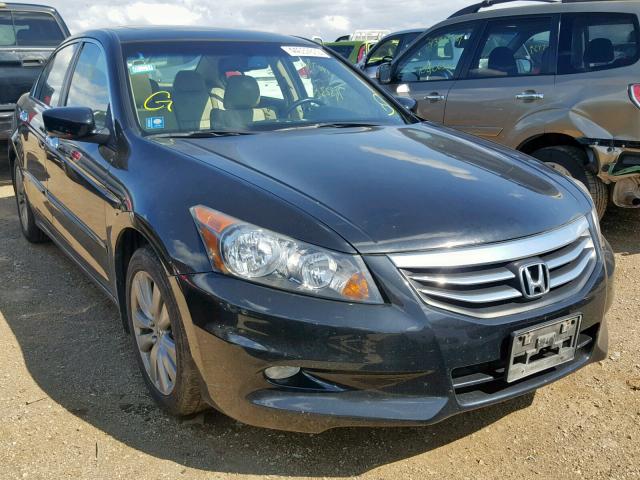 1HGCP3F8XCA032896 - 2012 HONDA ACCORD EXL BLACK photo 1