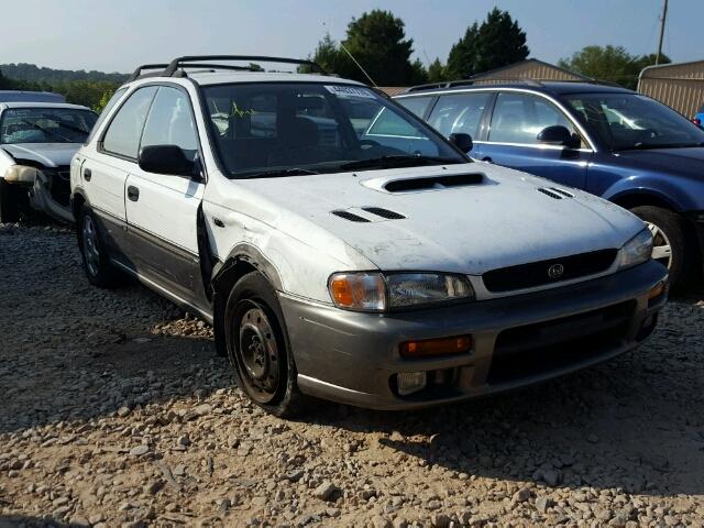 JF1GF4852WH812775 - 1998 SUBARU IMPREZA OU WHITE photo 1